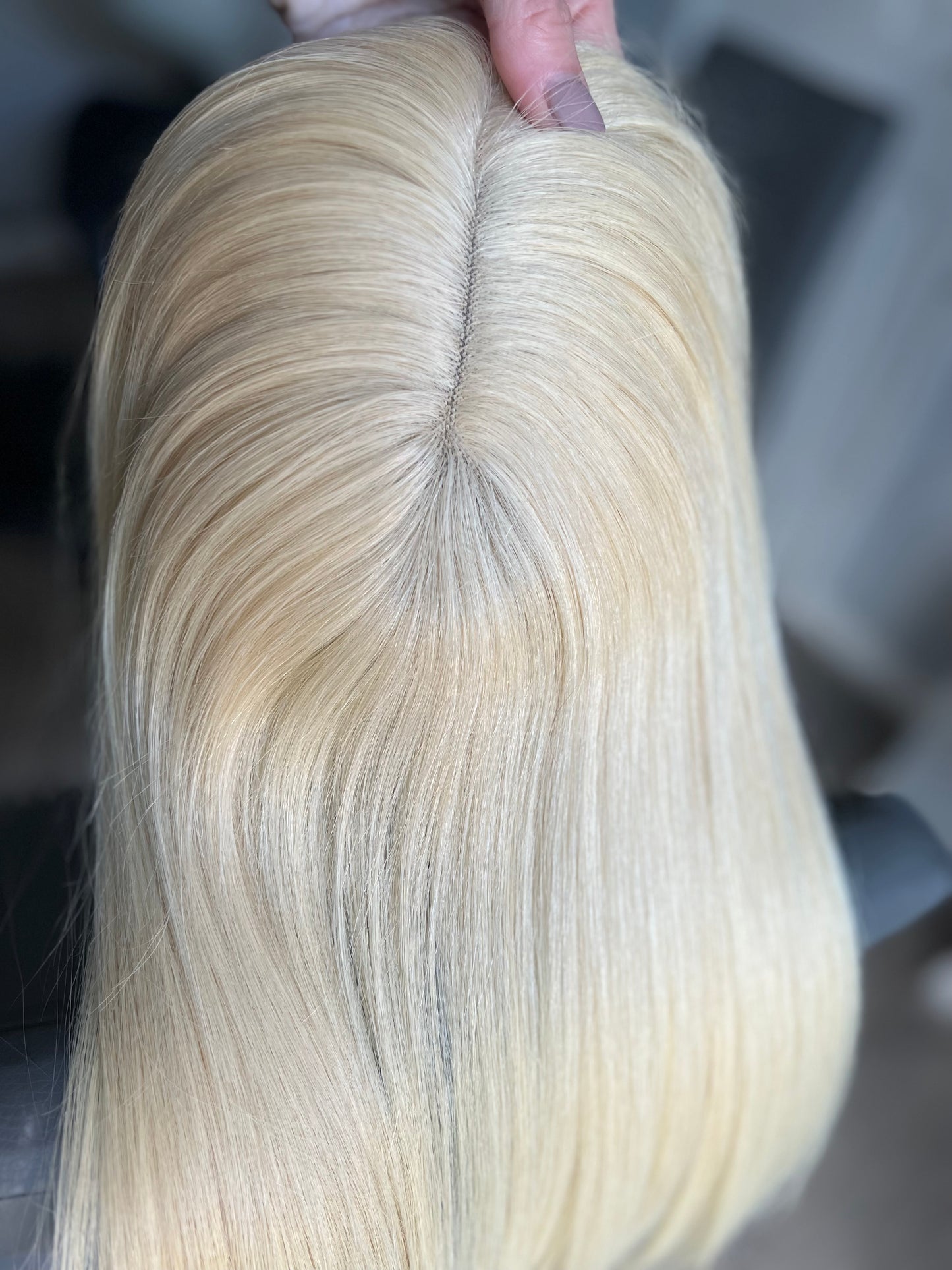 Lightest Bleach Blonde Topper