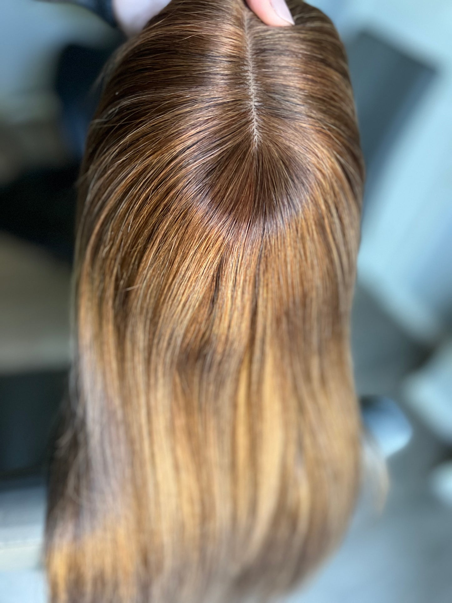 Light Brown Balayage Topper