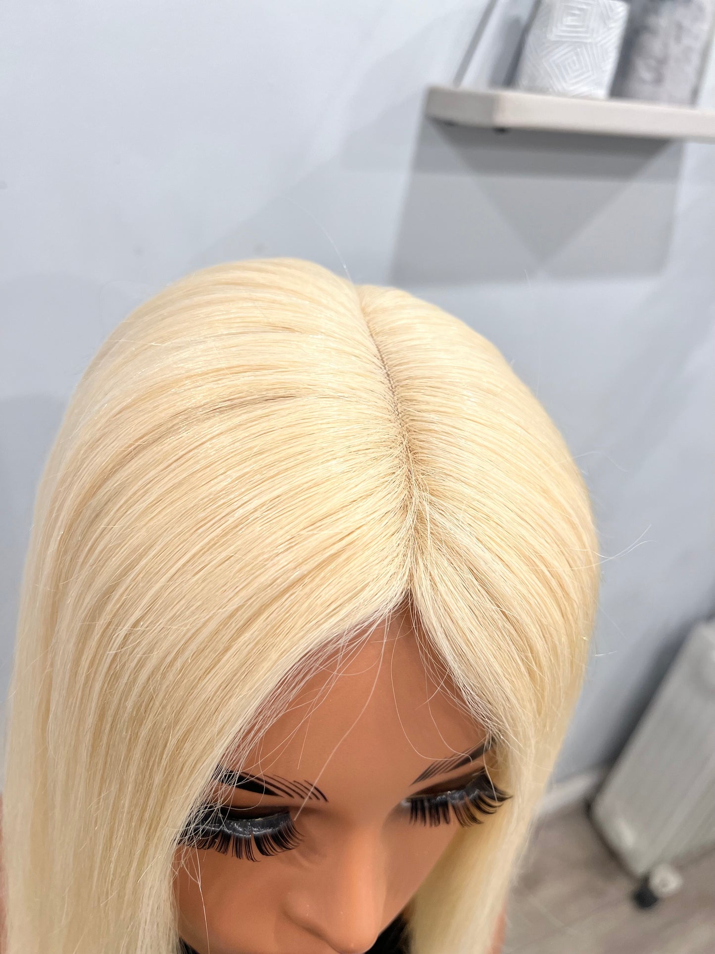 Lightest Bleach Blonde Topper