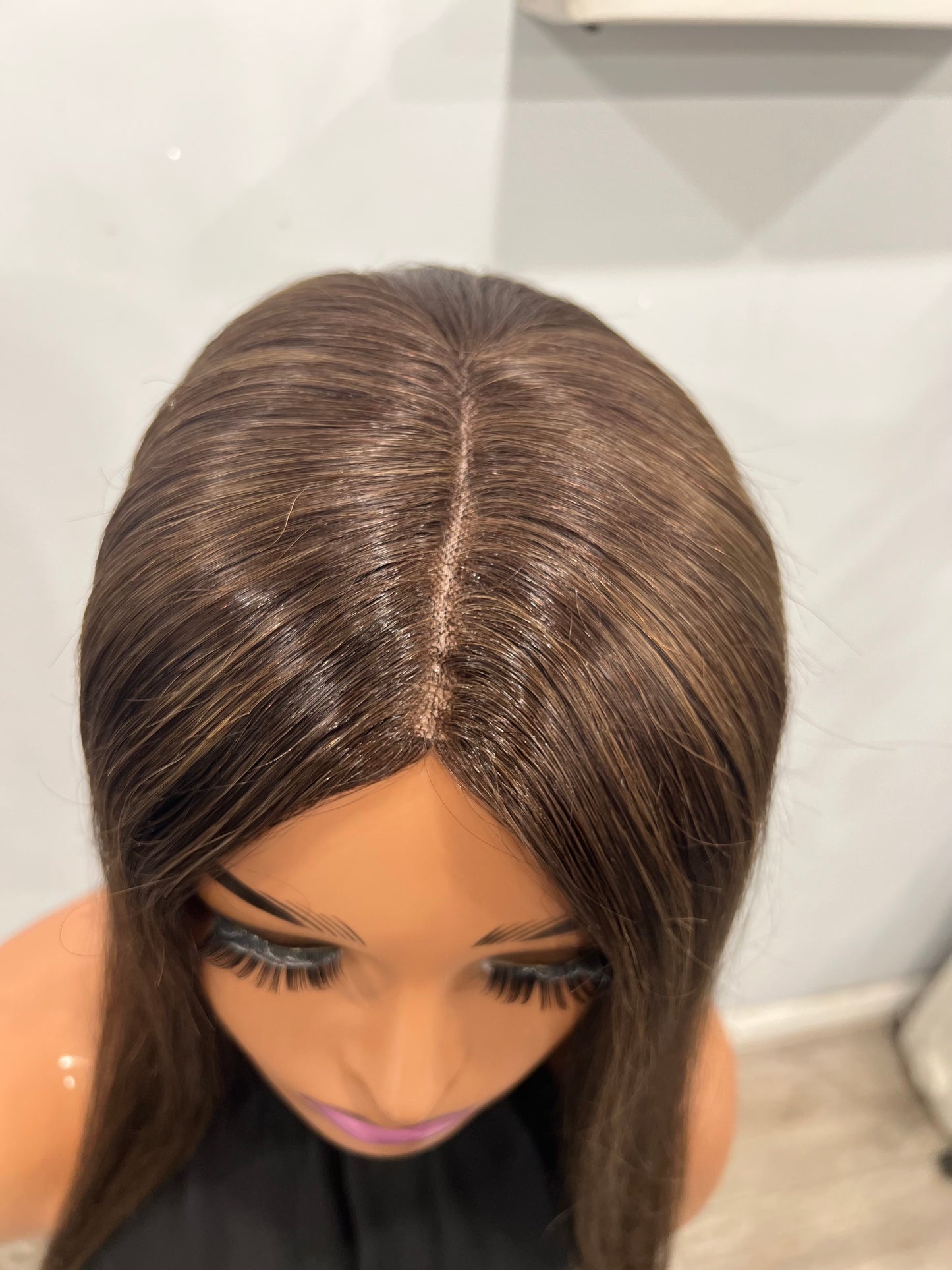 Dark Brown Balayage Topper