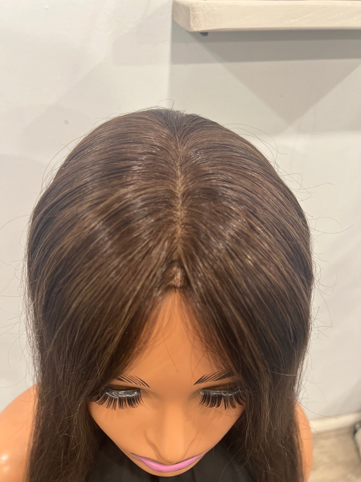 Dark Brown Balayage Topper